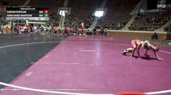 133 lbs Cons. Round 4 - John David Shattuck, Unattached vs Karter Stiffler, Unattached
