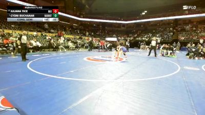 100 Class 2 lbs Cons. Semi - Cydni Buchanan, Washington vs Juliana Tice, North Kansas City