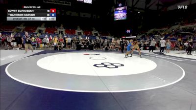 144 lbs Champ. Rd Of 32 - Edwyn Schroeder, WI vs Garrison Sartain, OK