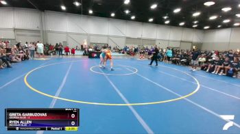 152 lbs Quarters & 1st Wb (16 Team) - Greta Garbuzovas, Georgia Blue vs Ryen Allen, Michigan Blue