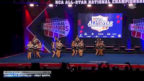 Cheer FX Australia - Army Brats [2026 L2 U16 - Small Day 2] 2026 NCA All-Star National Championship