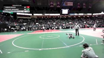 65 lbs Champ. Round 1 - Pierce Davich, MP1 vs Michael Rotsaert, WSW1