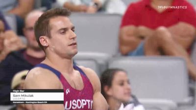 Sam Mikulak - High Bar, U.S.O.P.T.C. - 2021 US Championships Senior Competition International Broadcast