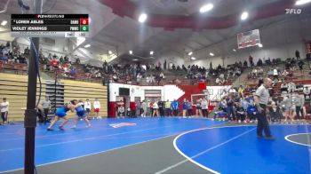 235 lbs 3rd Place Match - LoRen Ables, Boone Grove vs Violet Jennings, Perry Meridian Wrestling Club