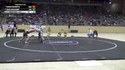 175 lbs 1st Place Match - Lucas Ricketts, Union County vs Zack Mccoart, Johnson Central
