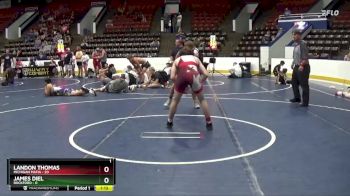 145 lbs Semis & 1st Wrestleback (8 Team) - James Diel, Rockford vs Landon Thomas, Michigan Mafia