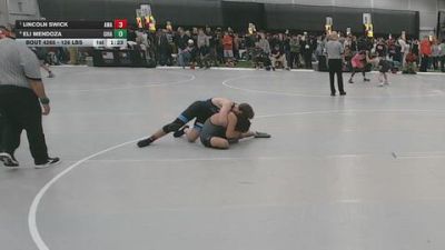 126 lbs Quarters - Lincoln Swick, Askren Wrestling Academy vs Eli Mendoza, Gilroy Hawks
