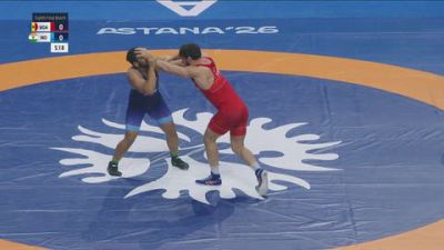 97 kg 1/8 Final - Radu Lefter, Moldova vs Vicky Vicky, India
