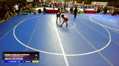 138 lbs Cons. Round 4 - Daniel Mancuso Maranan, Golden State Wrestling Club vs Arman Arutiunian, Sunkist Kids Monster Garage