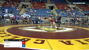 126 lbs Cons 64 #2 - Kade Willis, Missouri vs Ghassan Saleh, Connecticut