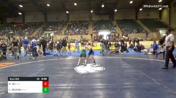 88 lbs Quarterfinal - Kellan An, Level Up vs Luke Nichols, North Hall Jr Trojans