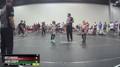 52 lbs Finals (2 Team) - Jett Cavazos, Backyard Brawlers Gold vs Asher Wilbur, Missouri Outlaws