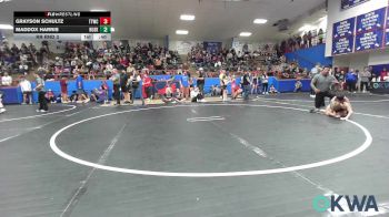 67 lbs Rr Rnd 3 - Grayson Schultz, Team Tulsa Wrestling Club vs Maddox Harris, Husky Wrestling Club