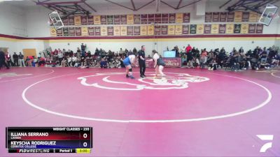 235 lbs Round 1 - Illiana Serrano, Lassen vs Keyscha Rodriguez, Cerritos College