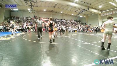 88 lbs Quarterfinal - Nash Denison, Cowboy Wrestling vs Mason Delk, Honey Badgers Wrestling Club