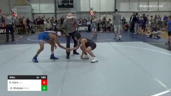 98 lbs Consi Of 4 - Riley Clark, JJ Trained vs Dana Wickson, Dwac