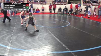 90_B lbs Consi Of 16 #1 - Connor Howe, Scranton vs Lucas Biretz, Lower Dauphin