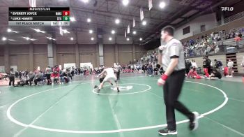 190 lbs 1st Place Match - Luke Hamiti, Stillwater vs Everett Joyce, Maize