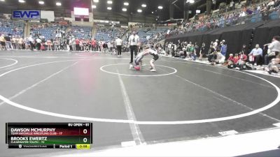 61 lbs Quarterfinal - Dawson McMurphy, Team Haysville Wrestling Club vs Brooks Ewertz, Clearwater Youth