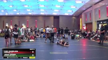 67 lbs Semis & 1st Wrestleback (8 Team) - Uriah Sperry, MO Outlaws Black vs Cael Danielson, Operators