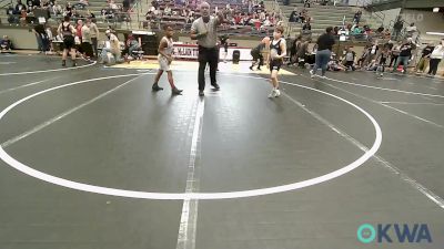 76 lbs Semifinal - Drey Johnson, Pin-King All Stars vs Colton Durant, Team Tulsa Wrestling Club