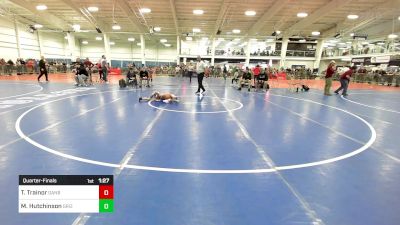 48 lbs Quarterfinal - Troy Trainor, Danbury vs Magnus Hutchinson, Grizzlies Wr Ac