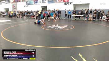 165 lbs Cons. Round 3 - Russell Page, Baranof Bruins Wrestling Club vs Wyatt Kenney, Juneau Youth Wrestling Club Inc.