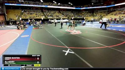 157 Class 1 lbs Cons. Round 2 - Jerrid Bunten, Albany vs Eli Henry, North Callaway