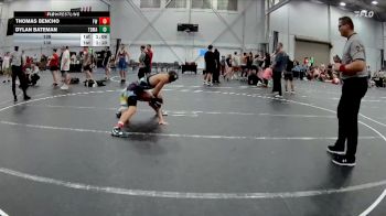 138 lbs Round 3 (4 Team) - Dylan Bateman, TDWC Maniacs vs Thomas Bencho, Freakztyle Wrestling