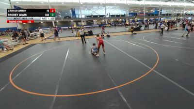 106 lbs Quarterfinal - Carter Smith, Perrysburg vs Brodey Lewis, BAM TC
