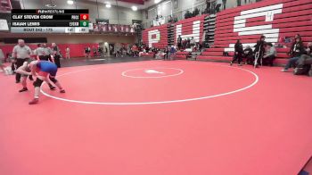 175 lbs 5th Place Match - Clay Steven Crow, Prosser vs Isaiah Lewis, East Valley (Spokane)