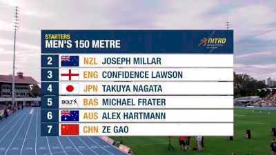 Pro Men's 150m, Final - Michael Frater gets smoked!