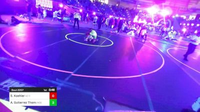 106 lbs Consi Of 8 #1 - Steven Koehler, Az Cross Trained vs Angel Gutierrez Thomas, Independent