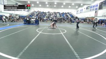 170 lbs Cons. Round 7 - Yvonne Rincon, Pioneer Valley vs Samantha Freire, Chaparral