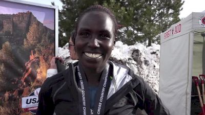 Aliphine Tuliamuk after dominating the competition at US XC