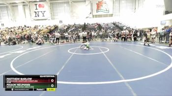 71 lbs Quarterfinal - Matthew Barlow, Grain House Grapplers Wrestling Club vs Mason Neumann, Bears Of Brewster Wrestling