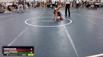 119 lbs Champ. Round 2 - Gage Spurgeon, Sebolt WA vs Mason Saylor, Michigan Grappler RTC