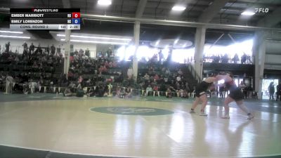 207 lbs Cons. Round 2 - Ember Marriott, Rochester Christian vs Emily Lorenzon, Hiram College