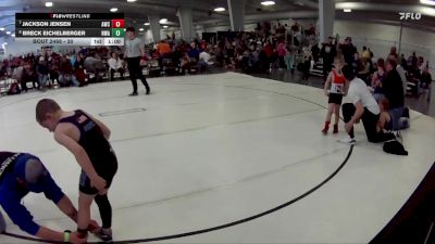 30 lbs 3rd Place Match - Jackson Jensen, Alliance Wrestling Club vs Breck Eichelberger, Nebraska Wrestling Academy