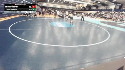 165 lbs Champ. Round 2 - Austen Kuntz, McDaniel vs Devin Sweeney, Washington And Lee