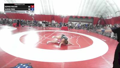 207 lbs Round 1 - Sophia Walter, Holmen vs Alexis Ferg, Wisconsin
