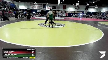 138 lbs Cons. Semi - Jose Jimenez, Paloma Valley vs Jayden Ekong, Long Beach Poly