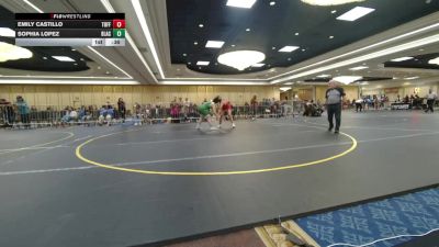 165 lbs Consolation - Emily Castillo, Tuff Kidz Outlaws WC vs Sophia Lopez, Blackwatch