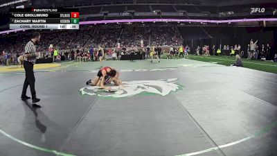 D4-120 lbs Cons. Round 1 - Zachary Martin, Oscoda vs Cole Grollimund, St Louis