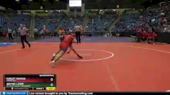 132 lbs Quarterfinal - Brynn Lowe, Op-Blue Valley Southwest vs Hailey Ramos, Dodge City