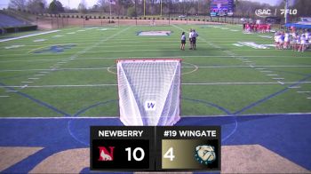Replay: Newberry vs Wingate | Mar 19 @ 4 PM