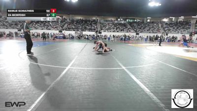 150 lbs Semifinal - Rawlie Schultheis, Yukon vs ZA MCINTOSH, Glenpool JH