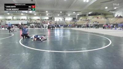 55 lbs 5th Place Match - Slade Murphy, Eagle Talon Wrestling Club vs Duke Boyd, Patriot Wrestling Club