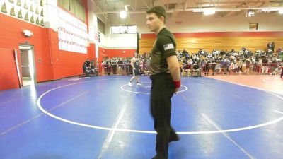 215 lbs Quarterfinal - Antonio Hebert, Goffstown vs Jeremy Simino, White Mountains