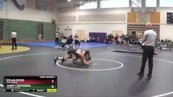 152 lbs Cons. Round 2 - Dylan Estes, Oak Harbor vs Chris Cartagena, Central Kitsap